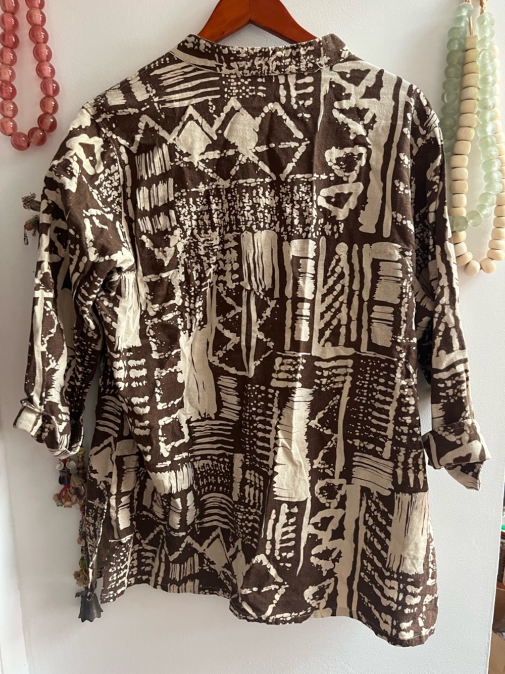 Linen Tunic button down shirt - Picture 2 of 5